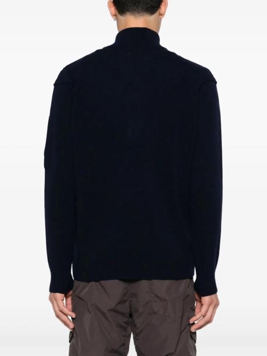  씨피 컴퍼니 스웨터 17CMKN144A110149A navy - C.P. COMPANY