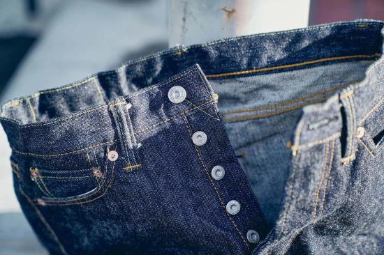  사무라이 진스 데님 팬츠 사무라이 진 19온스 레귤러 스트레이트 모델 인디고 - SAMURAI JEANS