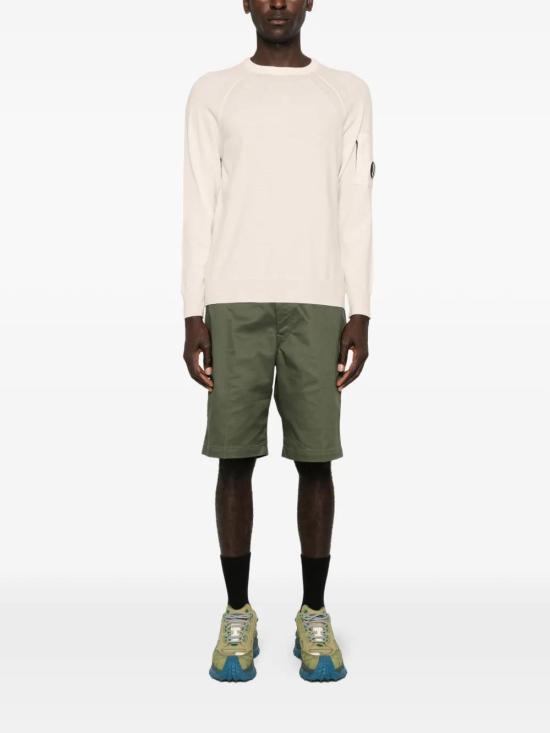  씨피 컴퍼니 스웨터 17CMKN049A005528A milk - C.P. COMPANY