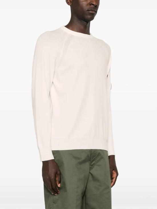  씨피 컴퍼니 스웨터 17CMKN049A005528A milk - C.P. COMPANY