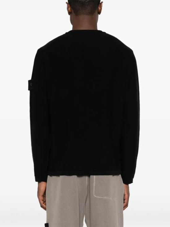  스톤 아일랜드 스웨터 8015539FA black - STONE ISLAND