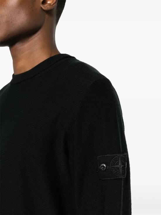  스톤 아일랜드 스웨터 8015539FA black - STONE ISLAND