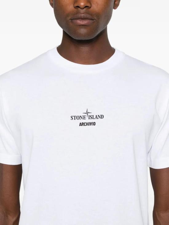  스톤 아일랜드 반팔 티셔츠 81152NS91 white - STONE ISLAND