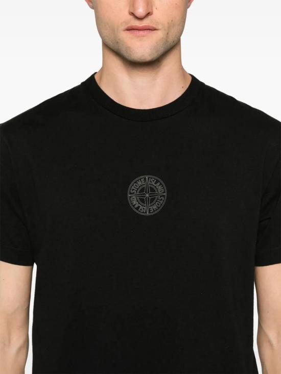  스톤 아일랜드 반팔 티셔츠 81152NS92 black - STONE ISLAND