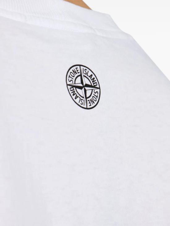  스톤 아일랜드 반팔 티셔츠 81152NS80 white - STONE ISLAND