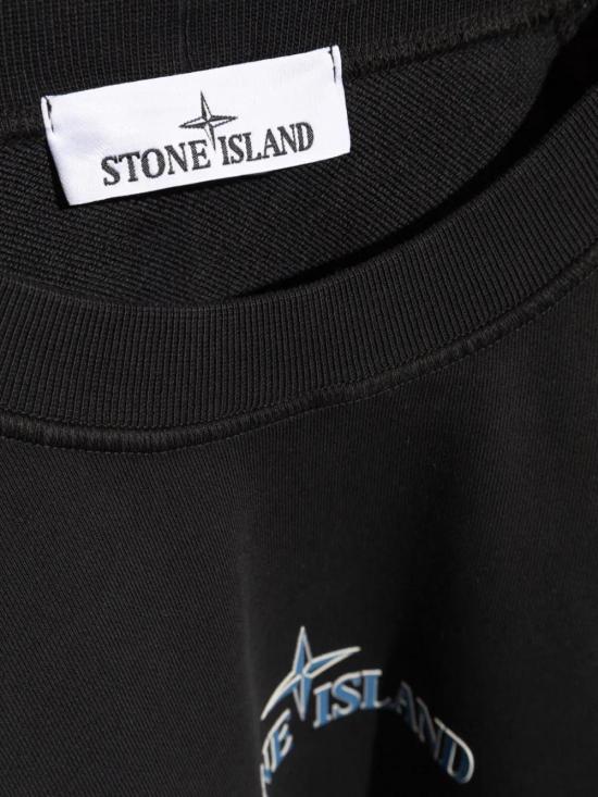  스톤 아일랜드 긴팔 티셔츠 811566182 black - STONE ISLAND
