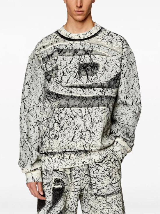  디젤 긴팔 티셔츠 A117620ALAQ black - DIESEL