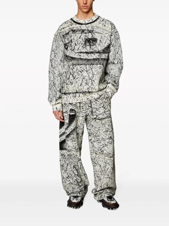  디젤 긴팔 티셔츠 A117620ALAQ black - DIESEL