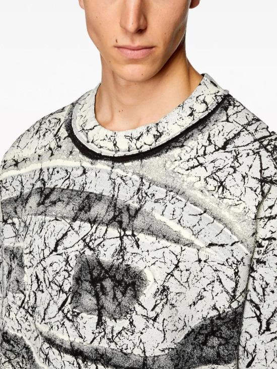  디젤 긴팔 티셔츠 A117620ALAQ black - DIESEL