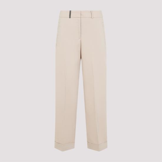 25SS 페세리코 크롭 팬츠 P04522 01037 045 BEIGE AMBRATO - PESERICO