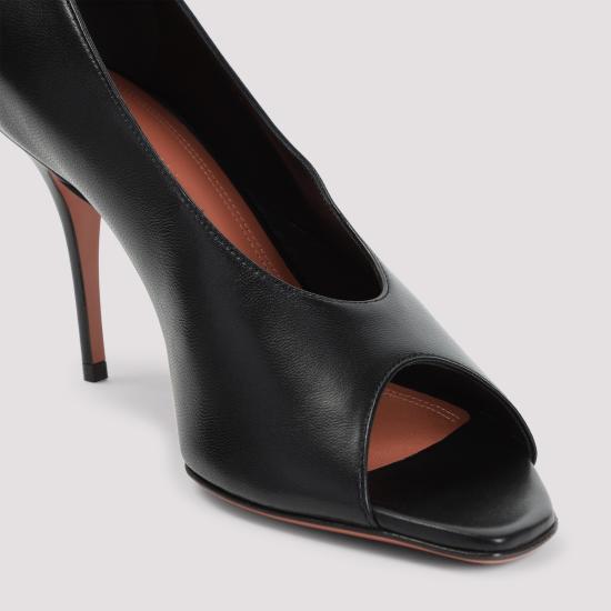 25SS 아미나 무아디 뮬/슬리퍼 13S362498JUL BLACK - AMINA MUADDI