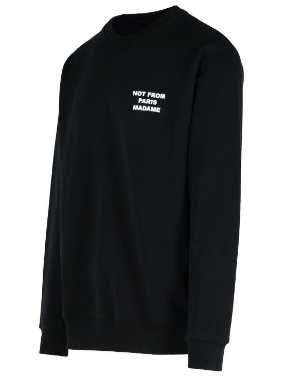 26FW 드롤드무슈 긴팔 티셔츠 PERM SW149 CO127BL Black - DROLE DE MONSIEUR