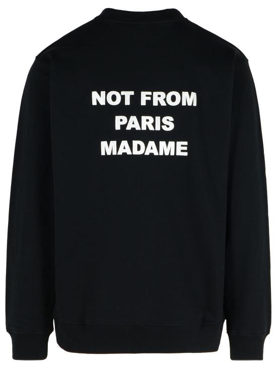 26FW 드롤드무슈 긴팔 티셔츠 PERM SW149 CO127BL Black - DROLE DE MONSIEUR