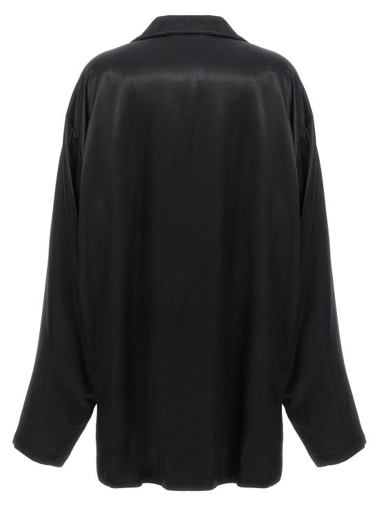 25SS 발렌시아가 블라우스 818436TLO281000 Black - BALENCIAGA