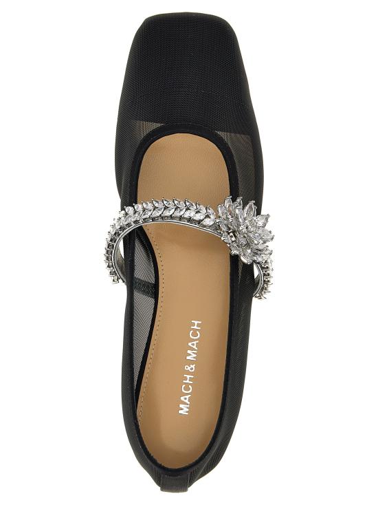 25FW 마흐앤마흐 플랫 슈즈 R25S091310NETB17BLACK Black - MACH&MACH