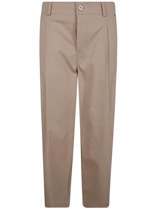 25SS 드롤드무슈 스트레이트 팬츠 F BP155 CO206 BG BEIGE