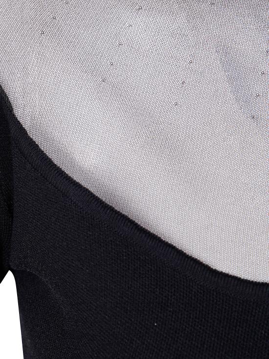 25SS 뮈글러 바디수트 티셔츠 25P2BO02771131 1999 BLACK - MUGLER