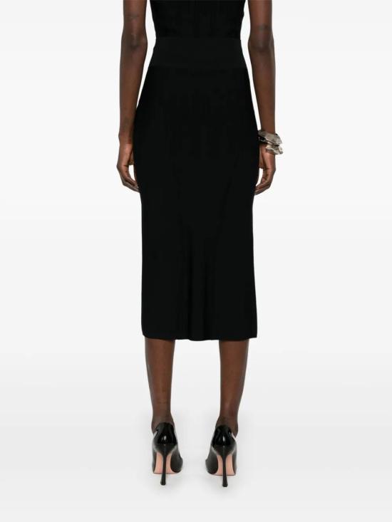25SS 뮈글러 미디 원피스 25P2JU05651133 1999 BLACK - MUGLER