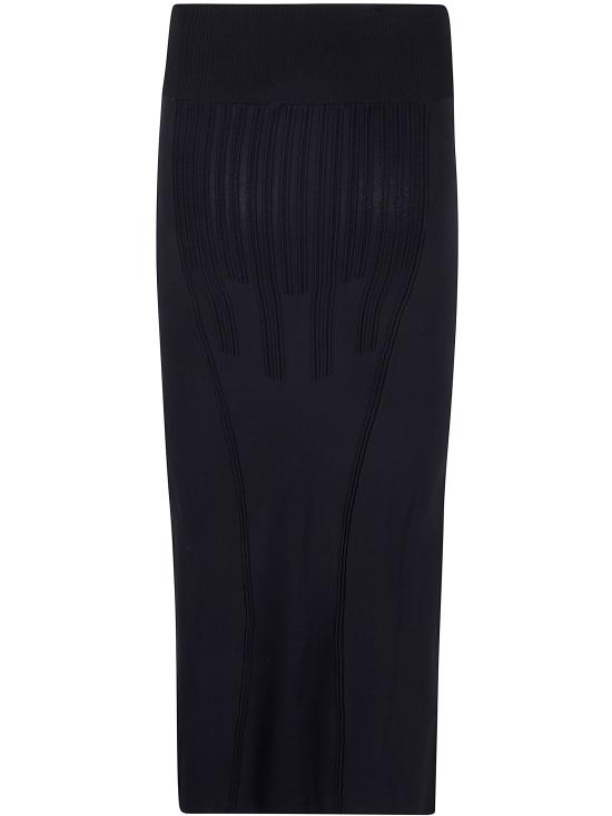 25SS 뮈글러 미디 원피스 25P2JU05651133 1999 BLACK - MUGLER