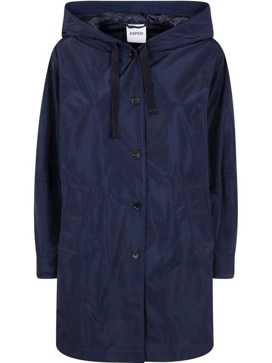 25SS 아스페시 코트 NN556 P008 01099 BLACK NAVY - ASPESI