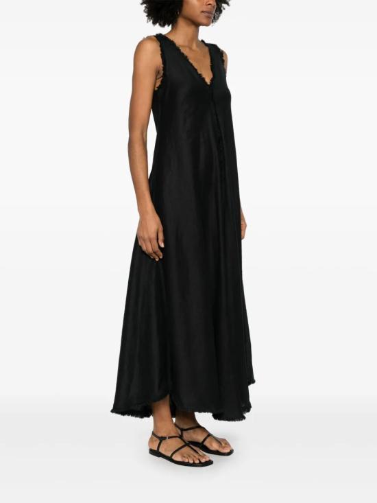 25SS 파로쉬 롱 원피스 D722502 BEACH25 013 BLACK - PAROSH