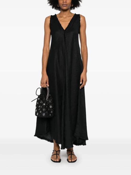 25SS 파로쉬 롱 원피스 D722502 BEACH25 013 BLACK - PAROSH