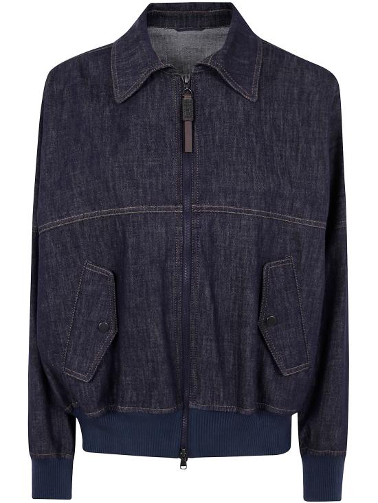 25SS 브루넬로 쿠치넬리 자켓 MB1257470 C001 DENIM - BRUNELLO CUCINELLI