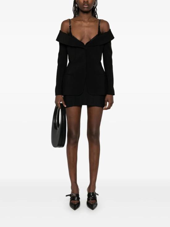 25SS 뮈글러 민소매 티셔츠 25P1VE0453196 1999 BLACK - MUGLER