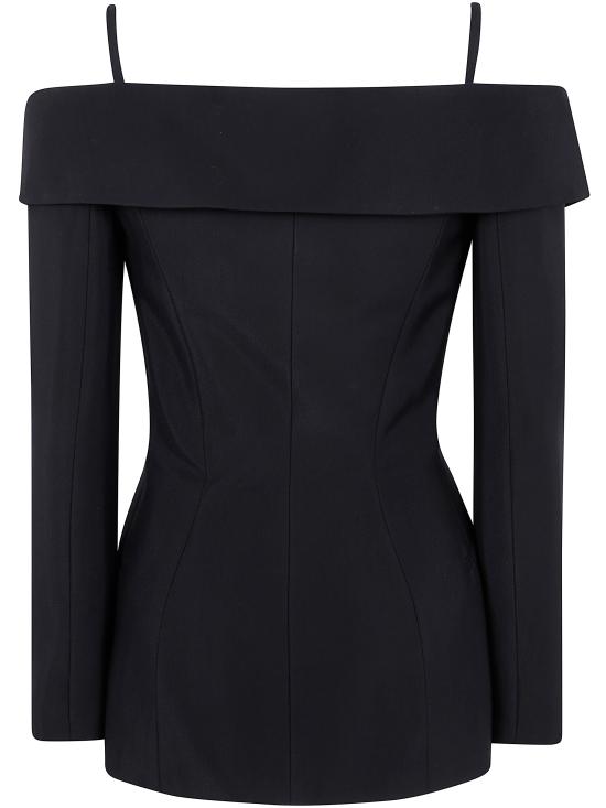  뮈글러 민소매 티셔츠 25P1VE0453196 1999 BLACK - MUGLER