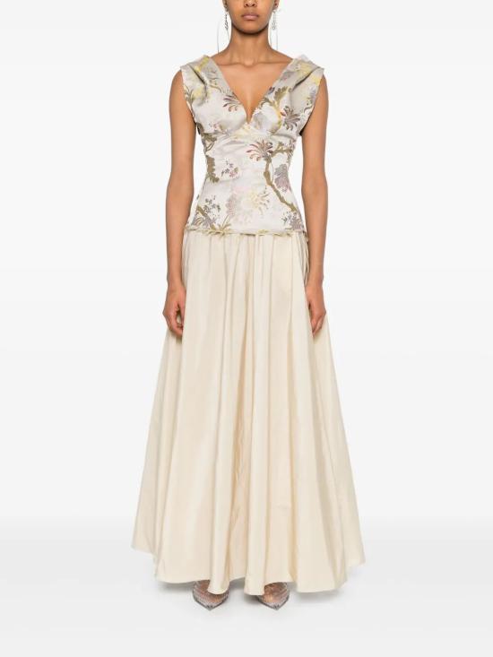 25SS 파로쉬 미디 스커트 D621140 PIMPY 004 BEIGE - PAROSH