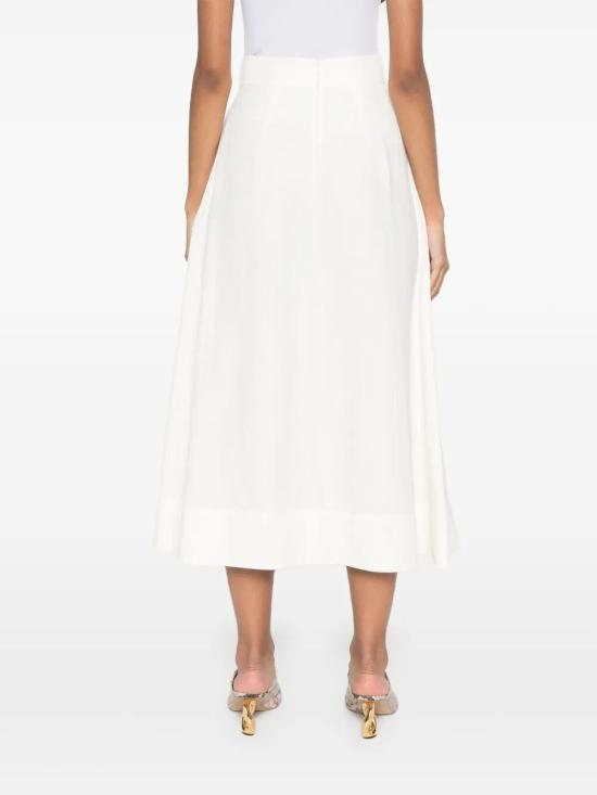 25SS 파로쉬 미디 스커트 D620484 RAISA25 002 CREAM - PAROSH