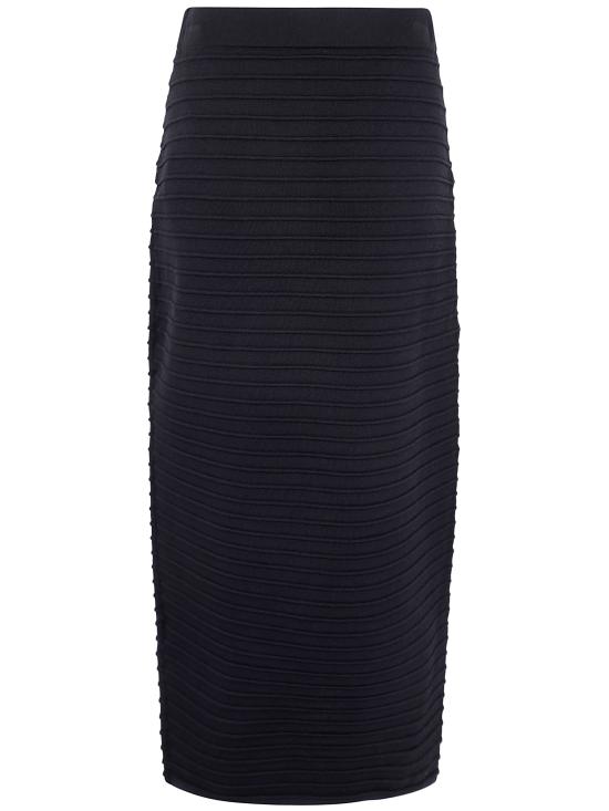 25SS 리비아나 콘티 미디 스커트 F5SA44 Y69N4 BLACK NIGHT - LIVIANA CONTI