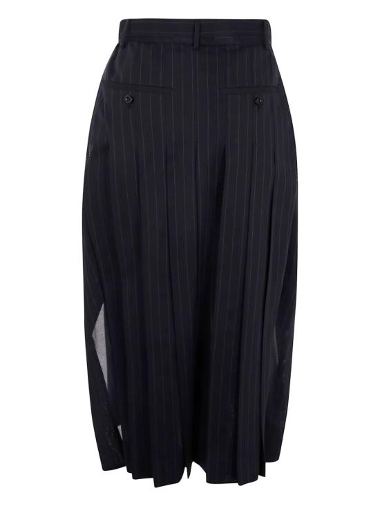 25SS 사카이 미디 스커트 25 07757 001 BLACK - SACAI