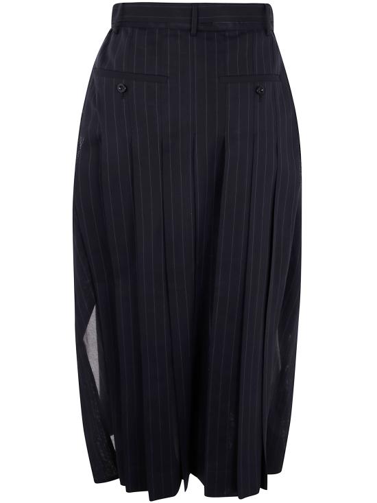 25SS 사카이 미디 스커트 25 07757 001 BLACK - SACAI