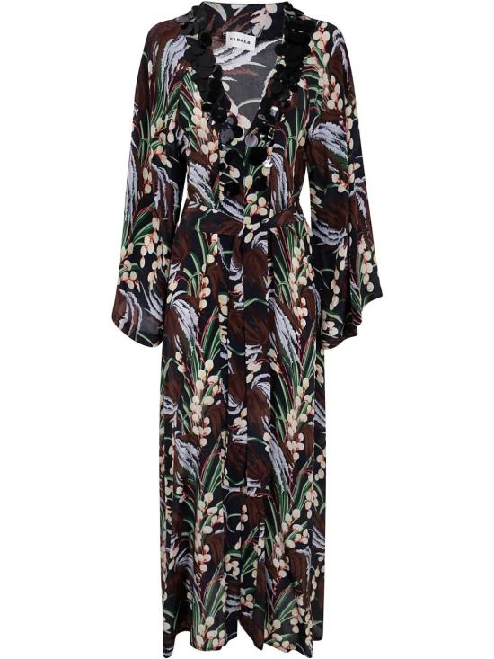 25SS 파로쉬 미디 원피스 D721999 REACTION 813 BLACK MULTI - PAROSH