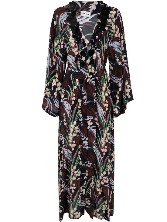 25SS 파로쉬 미디 원피스 D721999 REACTION 813 BLACK MULTI