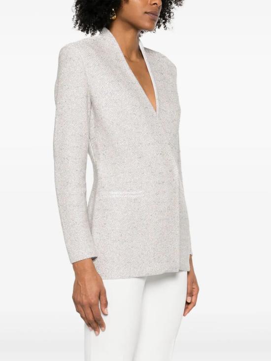 25SS 조르지오 아르마니 수트 자켓 GW001052 AF15321 M0001 MILK SILVER - GIORGIO ARMANI