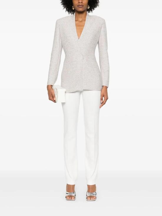 25SS 조르지오 아르마니 수트 자켓 GW001052 AF15321 M0001 MILK SILVER - GIORGIO ARMANI