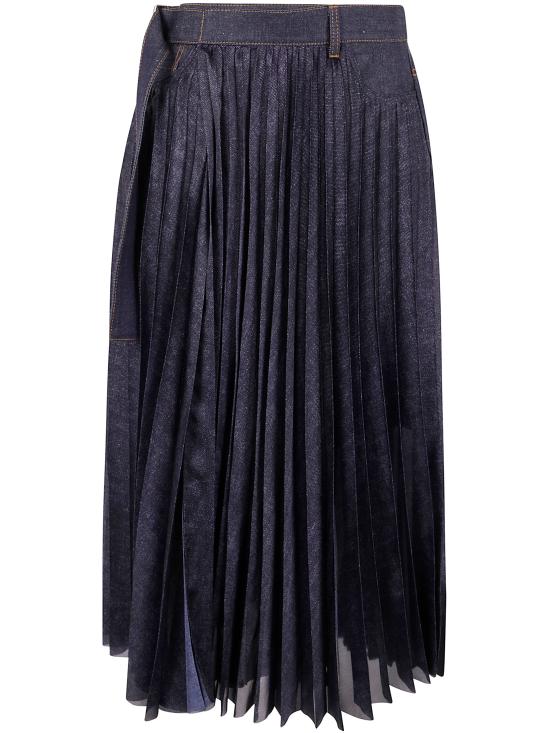 25SS 사카이 스커트 25 07718 499 INDIGO - SACAI