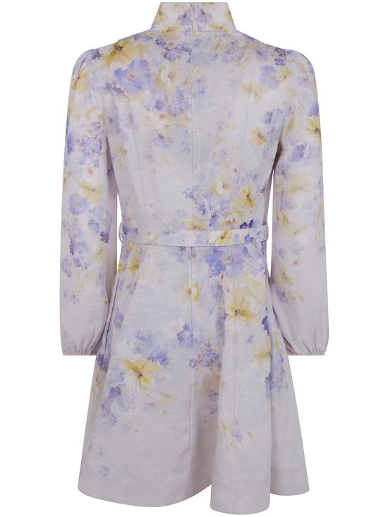 25SS 짐머만 숏 원피스 9142DR251 LIF LILAC FLORAL - ZIMMERMANN