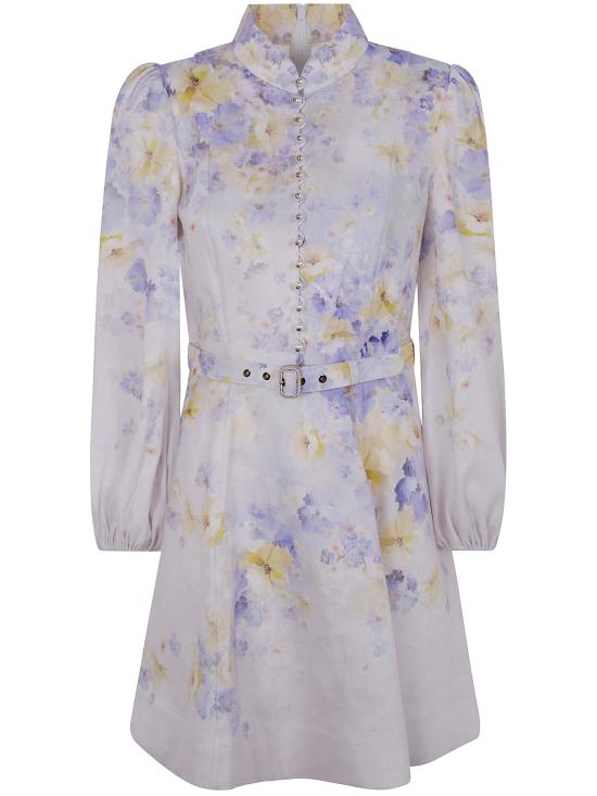 25SS 짐머만 숏 원피스 9142DR251 LIF LILAC FLORAL - ZIMMERMANN