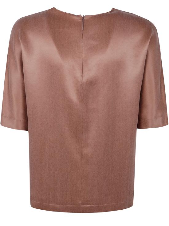 25SS 조르지오 아르마니 블라우스 GW000790 TE13750 U6090 RED CLAY - GIORGIO ARMANI