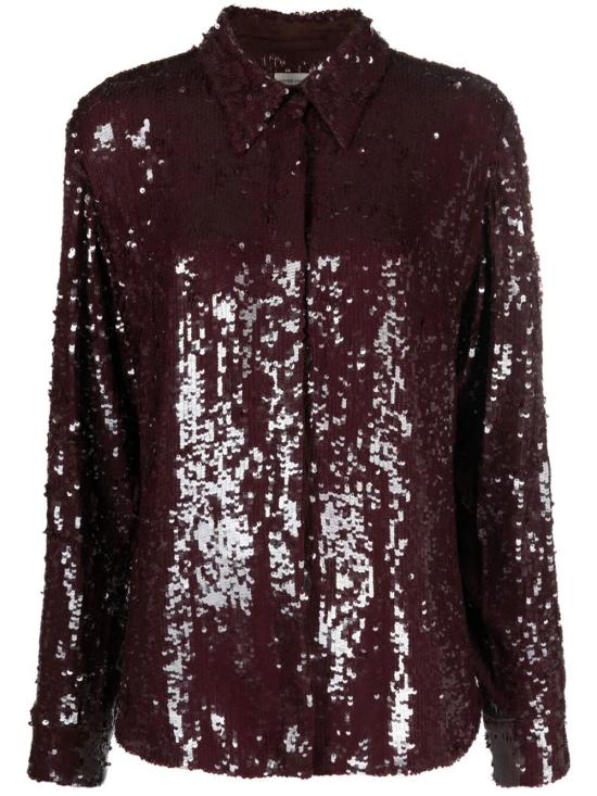  드리스 반 노튼 셔츠 232 010714 7351 704 DARK BROWN - DRIES VAN NOTEN