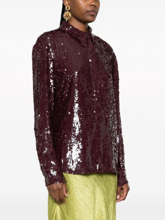  드리스 반 노튼 셔츠 232 010714 7351 704 DARK BROWN - DRIES VAN NOTEN