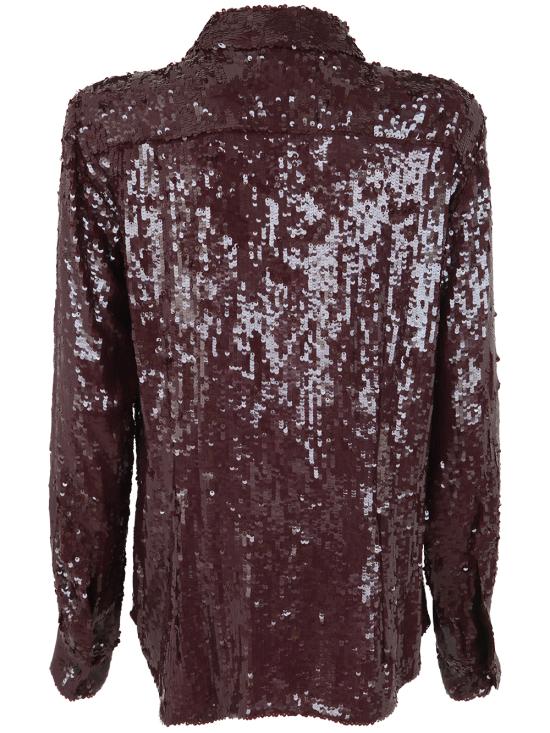  드리스 반 노튼 셔츠 232 010714 7351 704 DARK BROWN - DRIES VAN NOTEN