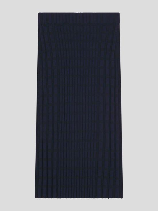  메종키츠네 스커트 NW01514KT1093P476 Blue - MAISON KITSUNE