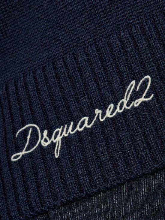  디스퀘어드2 스웨터 S74HA1512D13094 navy - DSQUARED2