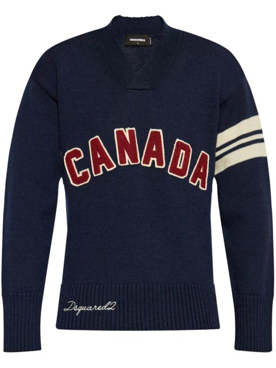  디스퀘어드2 스웨터 S74HA1512D13094 navy