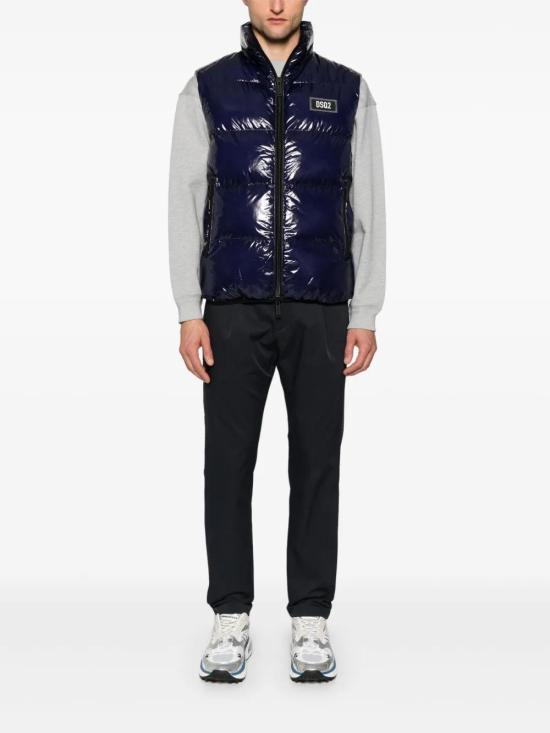  디스퀘어드2 베스트 S74FB0317S54056 navy - DSQUARED2