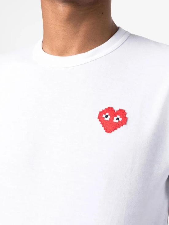  꼼데가르송 반팔 티셔츠 P1T322 white - COMME DES GARCONS